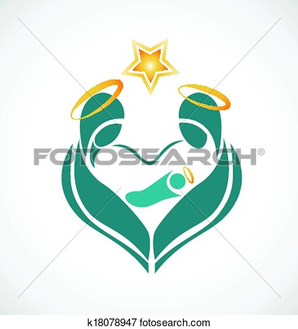 427x470 Nativity Scene Clip Art