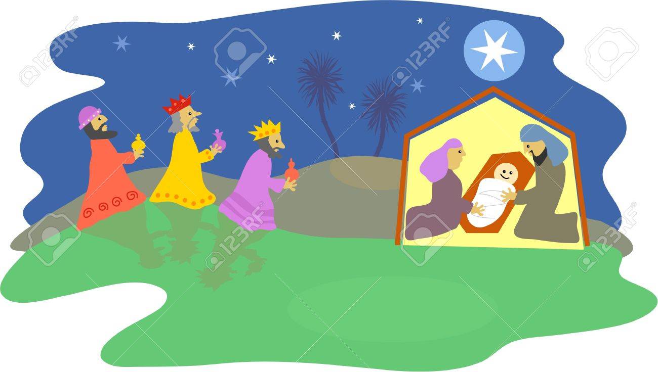1300x736 Christmas Nativity Scene Stock Photo, Picture And Royalty Free