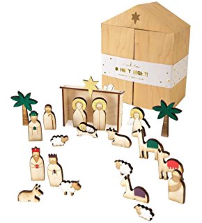 290x320 Christmas Nativity Scene Advent Calendar Nativity Set