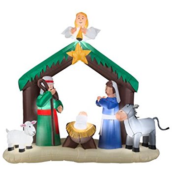 350x350 New 6 Ft Airblown Inflatable Nativity Scene Outdoor