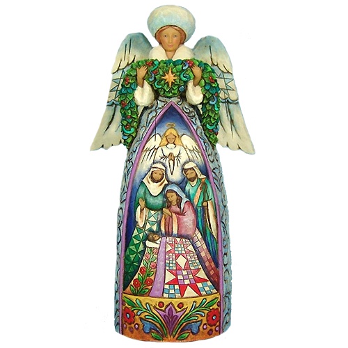 500x500 35 Best Angel Nativity Scenes Images Figurines