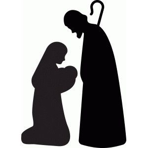 300x300 Christmas Nativity Silhouette Holidays Nativity