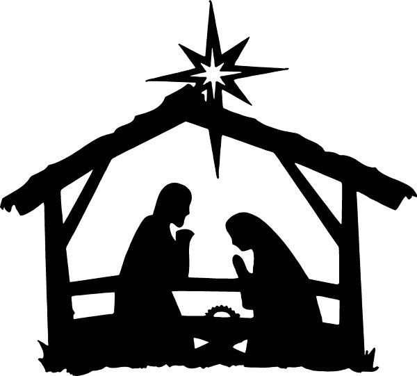600x541 Clip Art Nativity