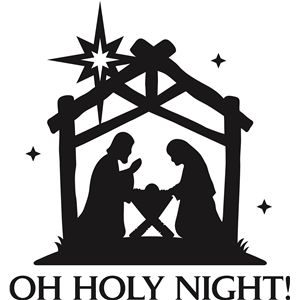 300x300 Best Nativity Silhouette Ideas Christmas