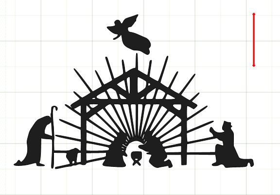 576x402 Nativity Silhouette Patterns