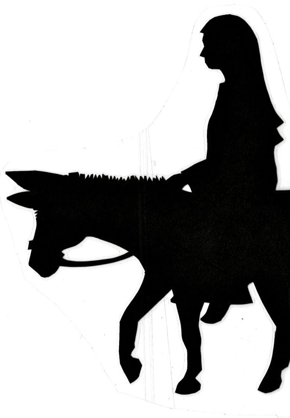 570x820 Christmas Story Shadow Puppets Pattern Download