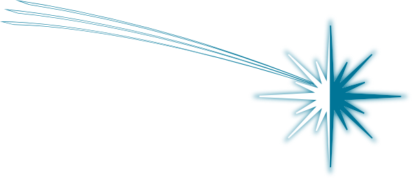 600x260 Christmas Star Clip Art