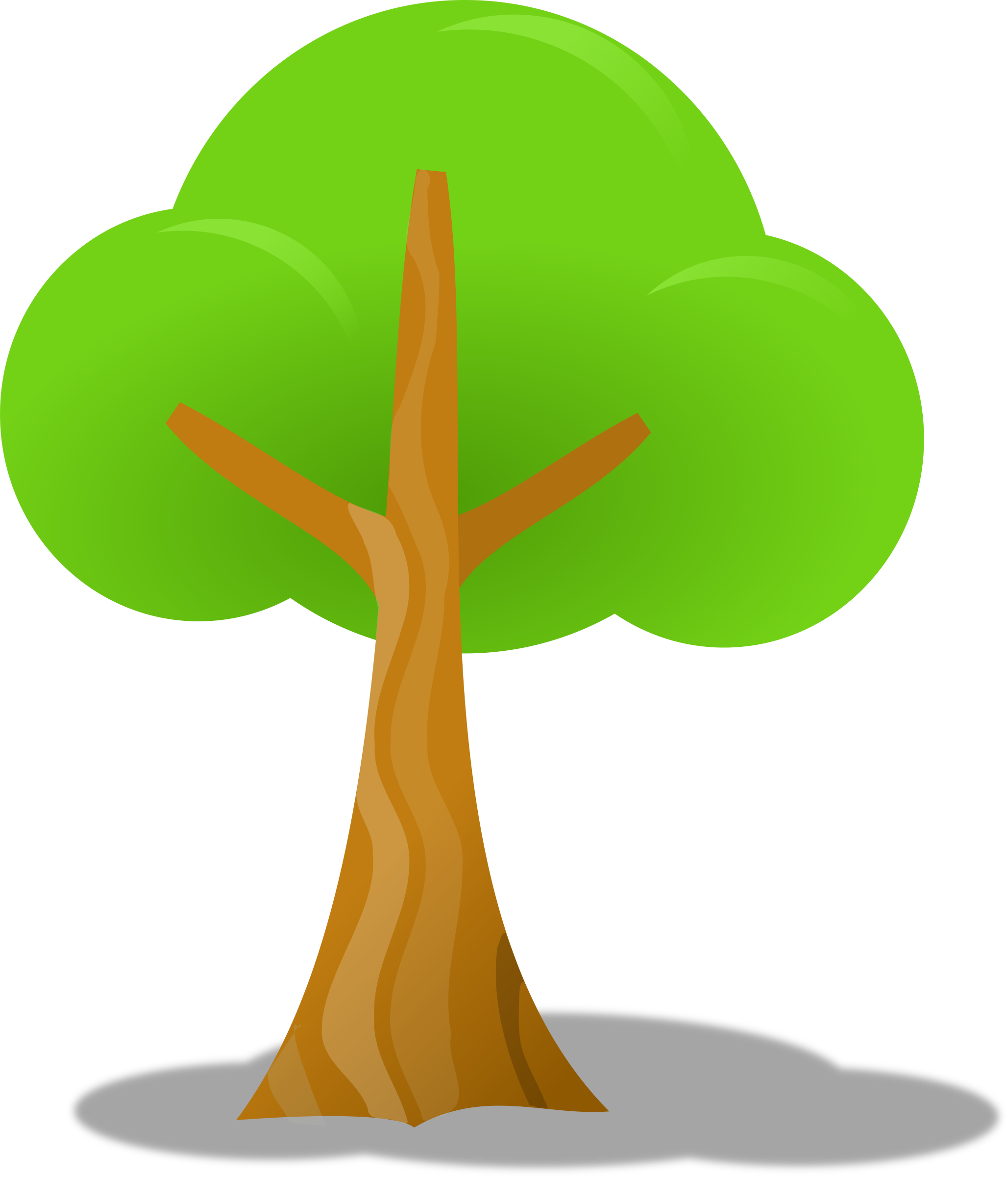 2057x2400 Nature Clipart Simple Tree