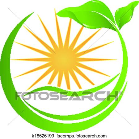 450x452 Clip Art Of Health Nature Logo Vector K18626199