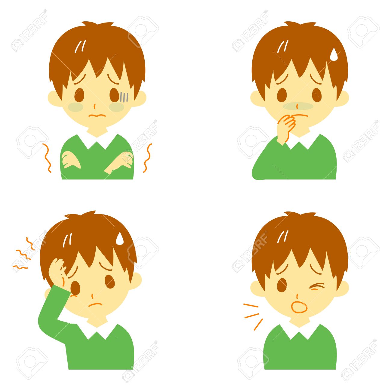 1300x1300 Chill Clipart Sick Man