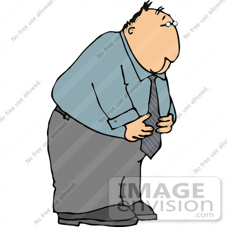 450x450 Sick Businessman Clipart