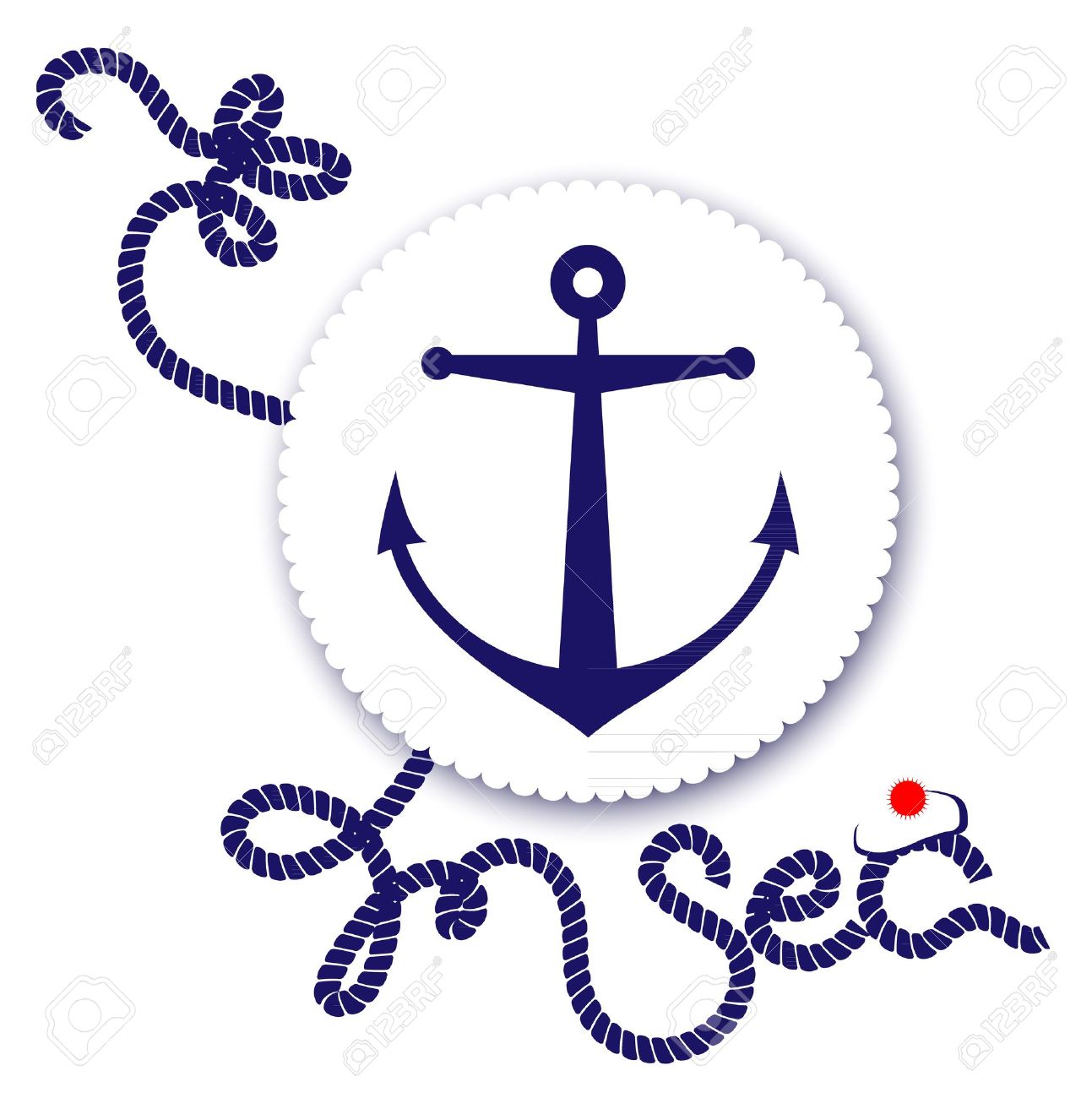 1293x1300 Anchor Clipart Sailor