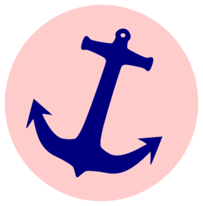 294x298 Nautical Anchor With Rope Clipart