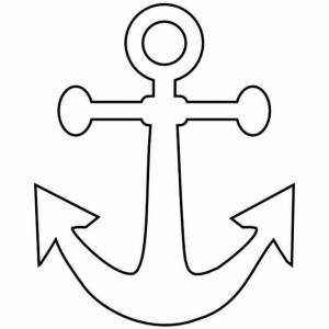 300x300 Vintage Anchor Clip Art