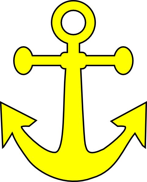 480x595 Anchor Clipart Silhouette