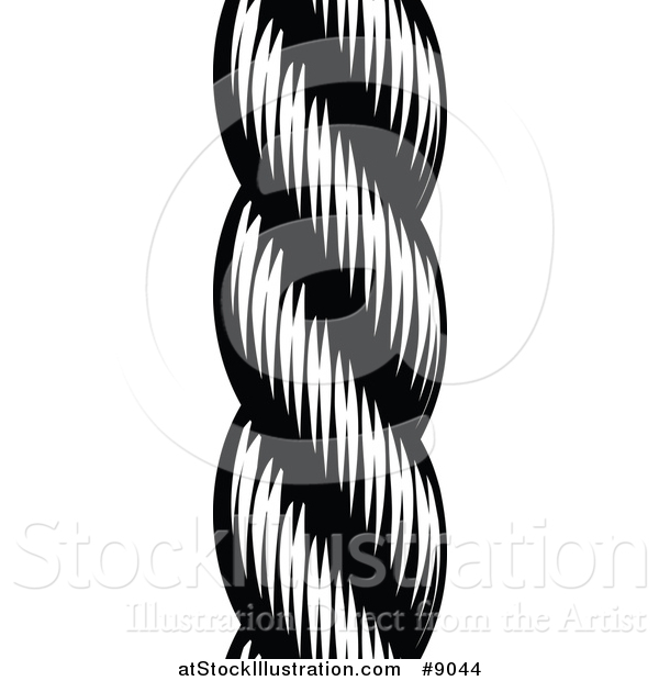 600x620 Vector Illustration Of A Black And White Woodcut Or Engraved