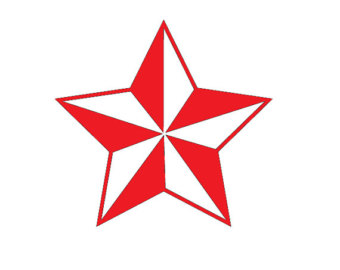 340x270 Nautical Star Clipart