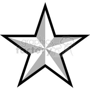 300x300 Royalty Free 5 Point Star Symbol 376963 Vector Clip Art Image