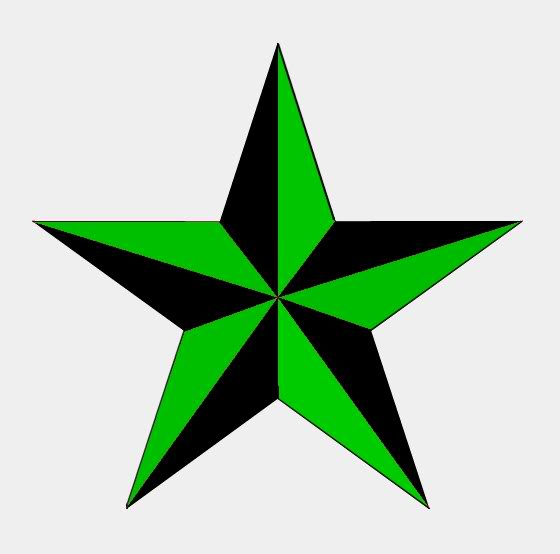 560x554 Green Nautical Star Graphics And Comments