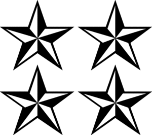 300x266 Nautical Star Clipart