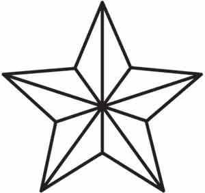 Nautical Star Outline | Free download on ClipArtMag