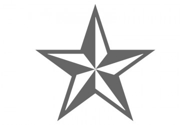 360x250 Star Stencil Shapes