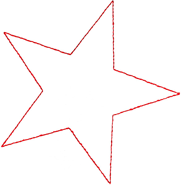 586x600 Star Outline Images Outline Of A Star Clipart 2