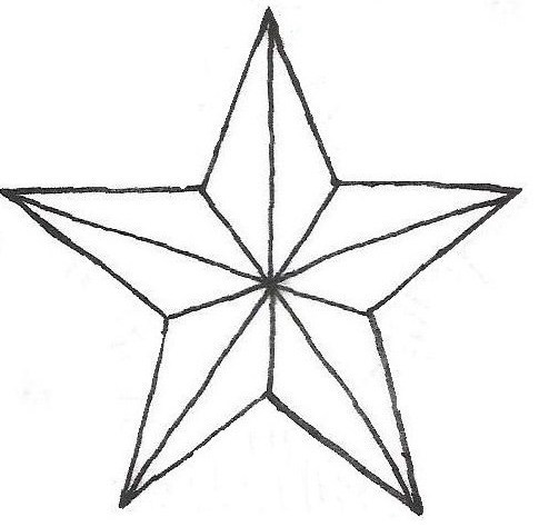 494x474 Tattoo Star Patterns
