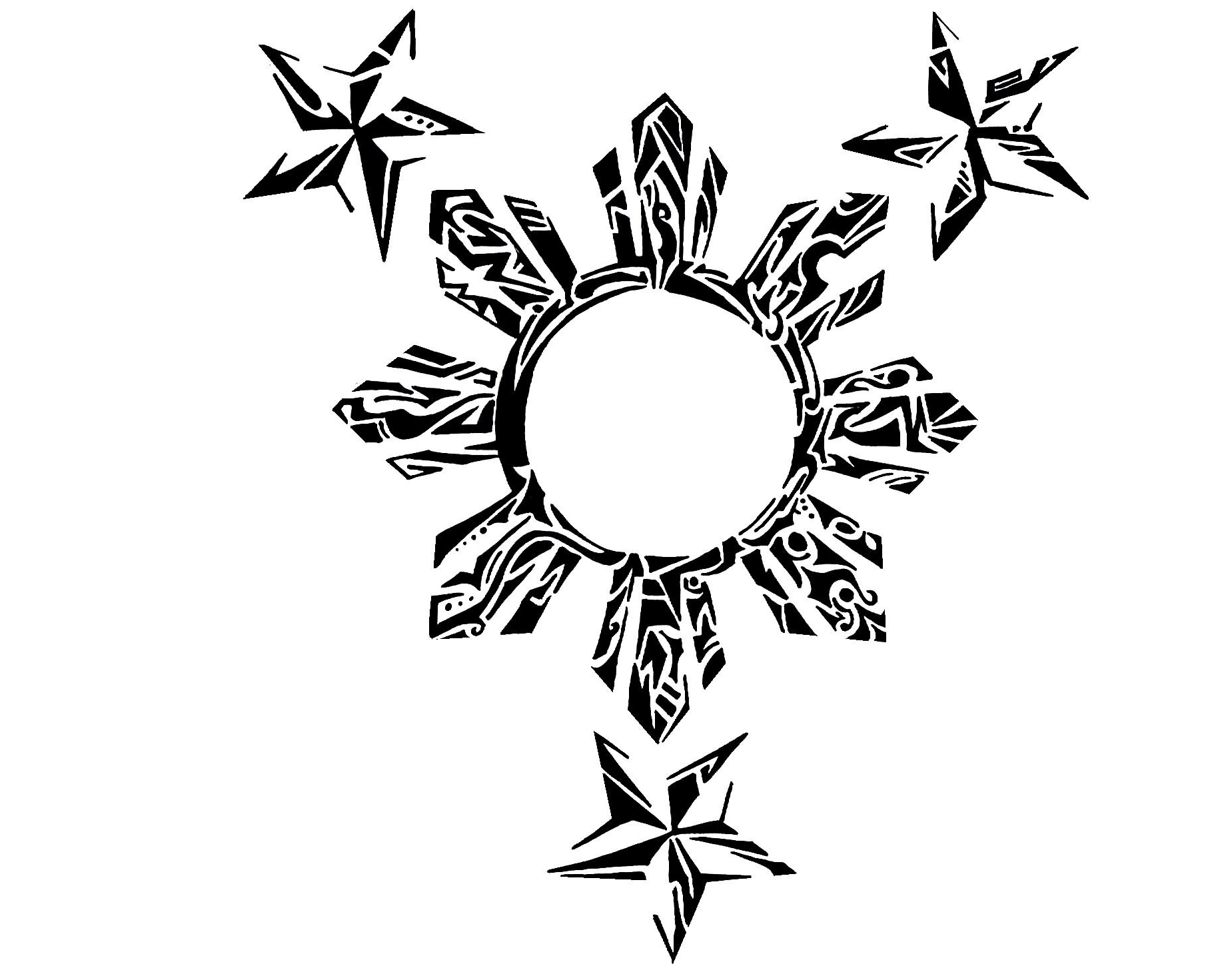 1846x1471 Tribal Nautical Star Tattoo Designs Tribal And Skull Nautical Star