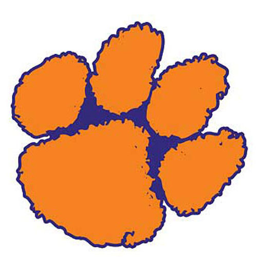 500x500 Clemson Tiger Mascot Clipart