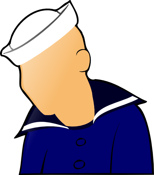 528x599 Sailor Figure Clip Art Free Vector 4vector