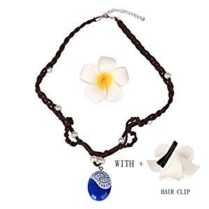 300x300 Moana Necklace Hair Flower Clip And Necklace Set