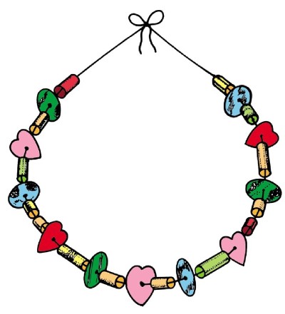 400x441 Necklace Clipart Bead Necklace