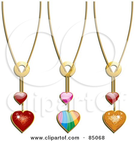 450x470 Pendent Clipart Heart Necklace