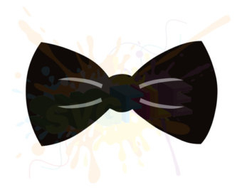 340x270 Bow Tie Svg Etsy