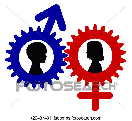 450x410 Clipart Of Boys Need Girls K20487401