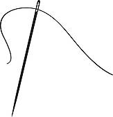 163x170 Needle And Thread Clip Art