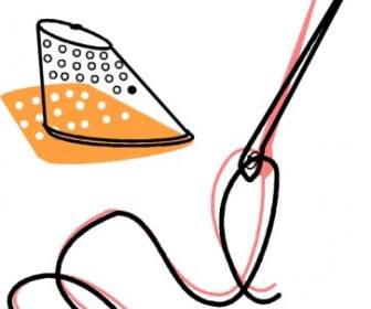 336x280 Thread And Needle Clip Art Vector Clip Art Free Vector Free Download