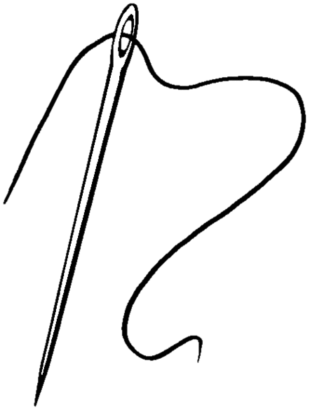 442x585 Needle Clipart