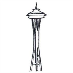 250x250 Space Needle Clip Art
