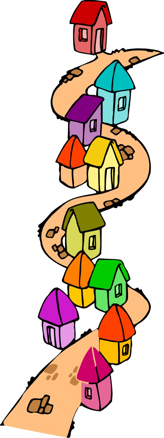 562x1500 Street Clipart Neighborhood Street