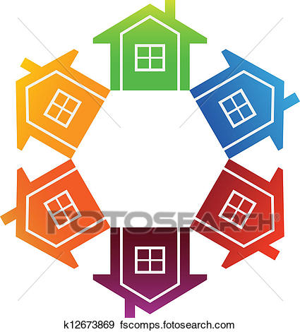 425x470 Clip Art Of Housing Market K12673869