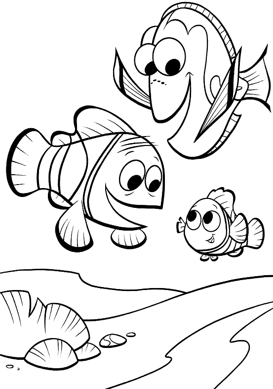 553x786 Nemo And Friends Clipart