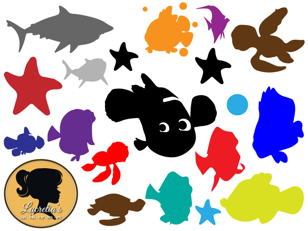1024x768 Finding Nemo Clip Art