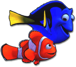 245x216 Disney Finding Nemo Belly Rings Clipart Image
