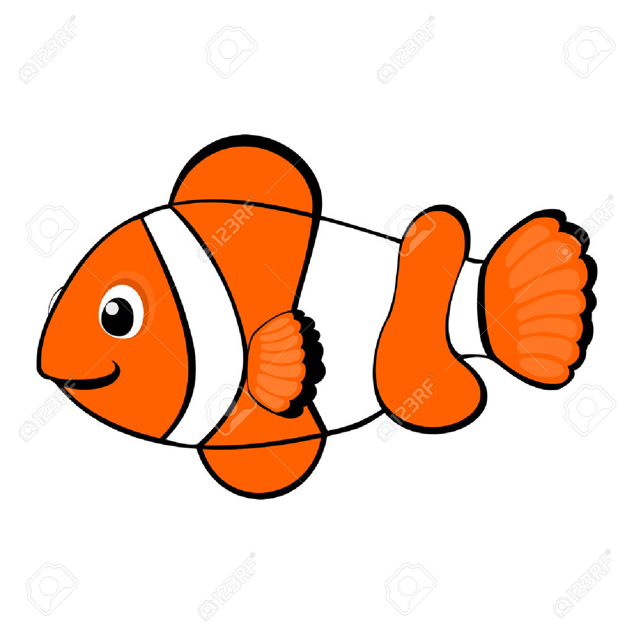 1300x1300 Marine Fish Clipart Nemo Fish