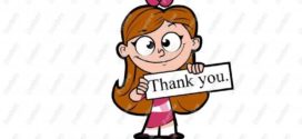 272x125 Thank You Nerd Thumbs Up Character Clip Art