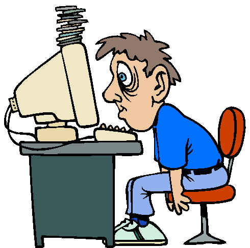 490x486 Computer Nerd Clipart