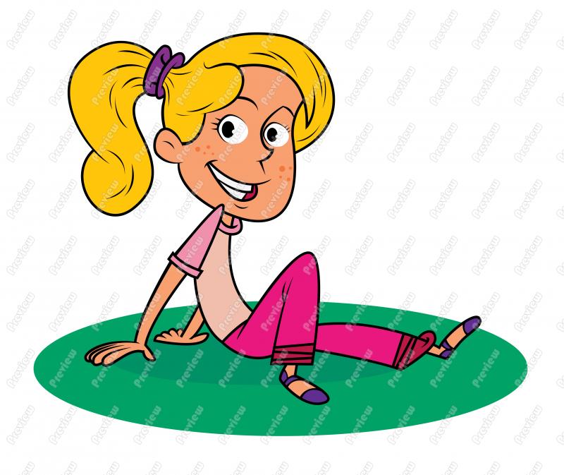 800x673 Cartoon Girl Clipart