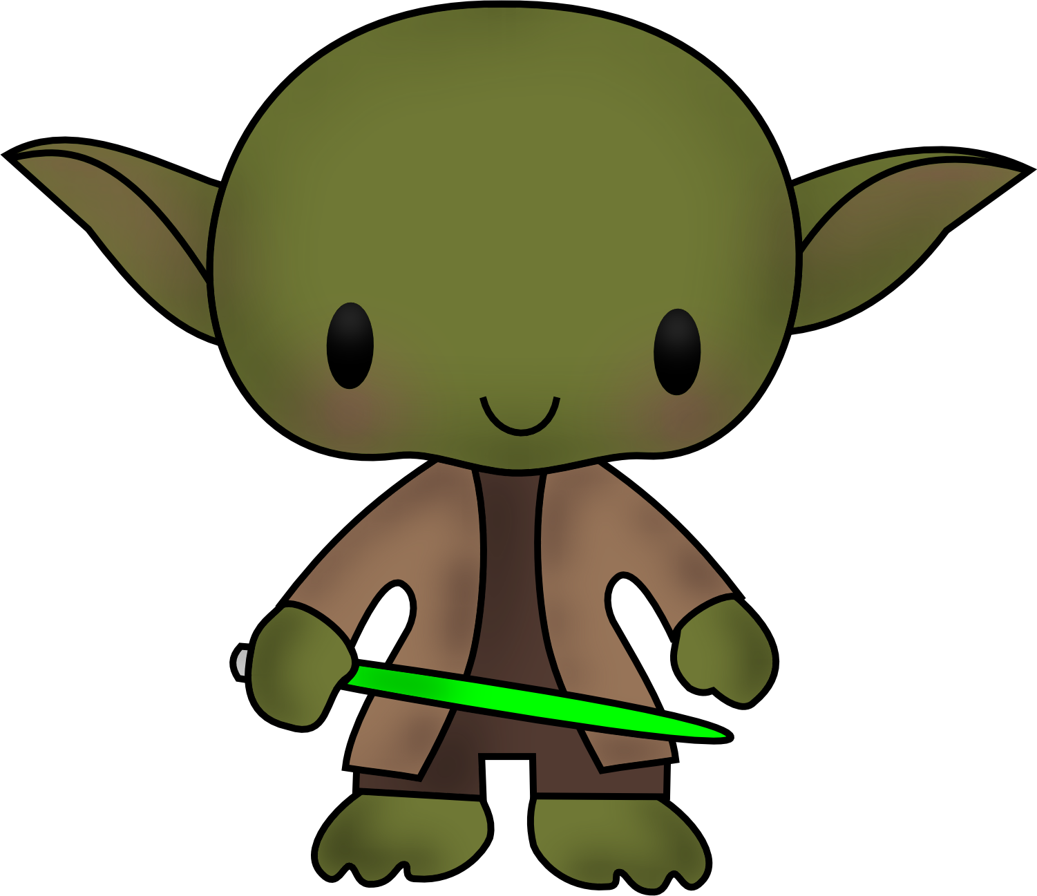 1501x1297 Cute Yoda Clipart Clipartfest
